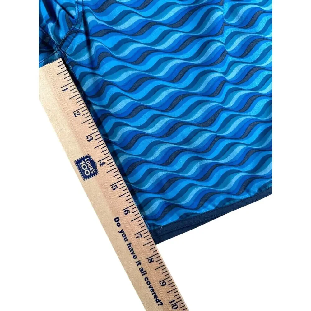 Fair Harbor Swim Trunks Mens 3XL Blue Shorts Lined Drawstring Pockets Beach
